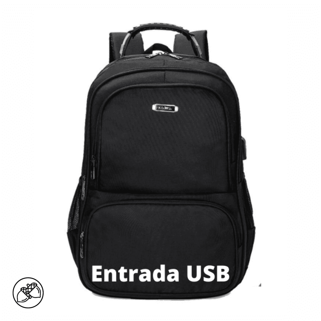 A1000 MOCHILA CABO USB NOTEBOOK CASTANHASTOCK