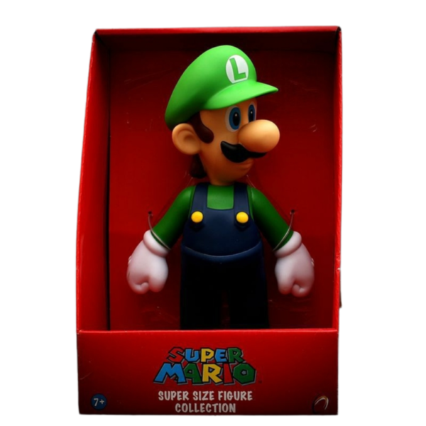 Boneco Luigi Bros Articulável 24cm Action Figure Vinil