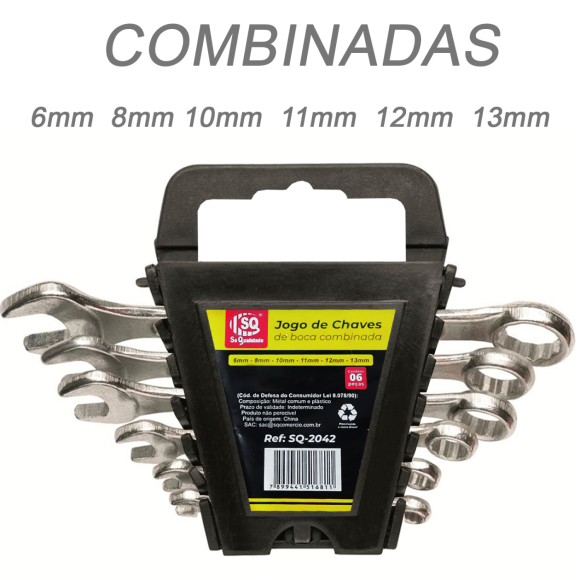 chave combinada – castanha stock