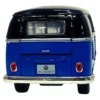 Miniatura Colecionável Perua Kombi Clássica 1962 Azul e Preto 1/32 - Image 5