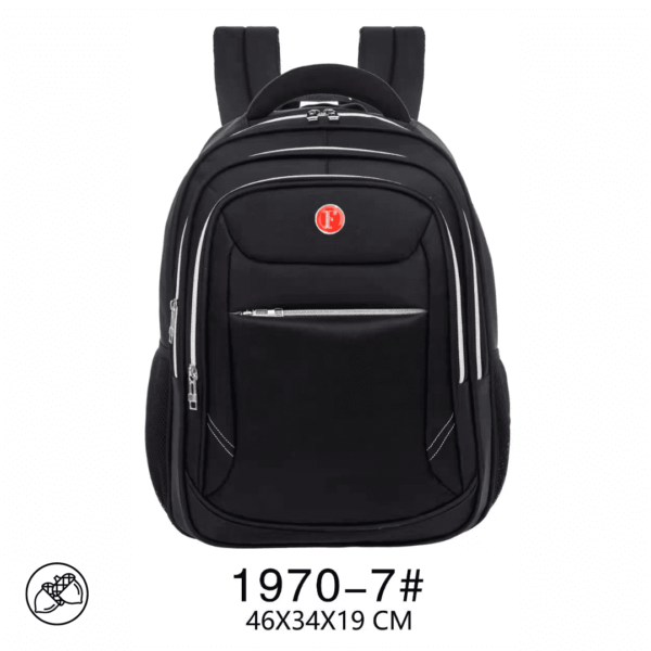 1970 -7 Mochila Extra Reforçada Preta 1970-7 CAIXA C/ 40 PEÇAS