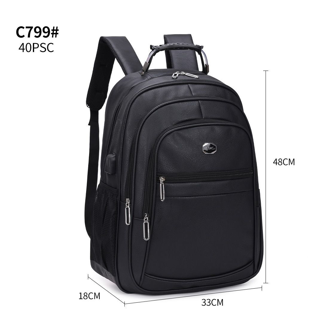 Mochila P Notebook Casual C799 CAIXA C 40 PE AS Valor Unit Rio   C799 CASTANHASTOCK 