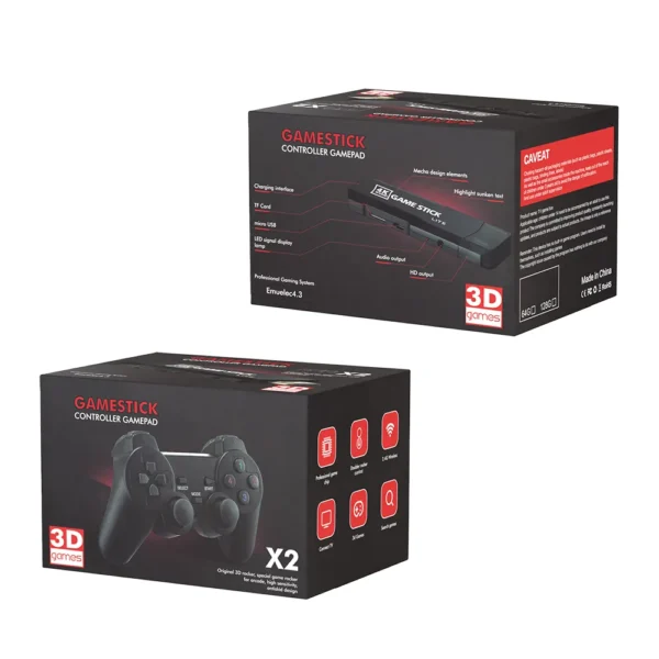 Video Game Stick GD10 Retrô Ultra 4K 128GB 37.000 JOGOS + 2 Controles Sem Fio - Image 2