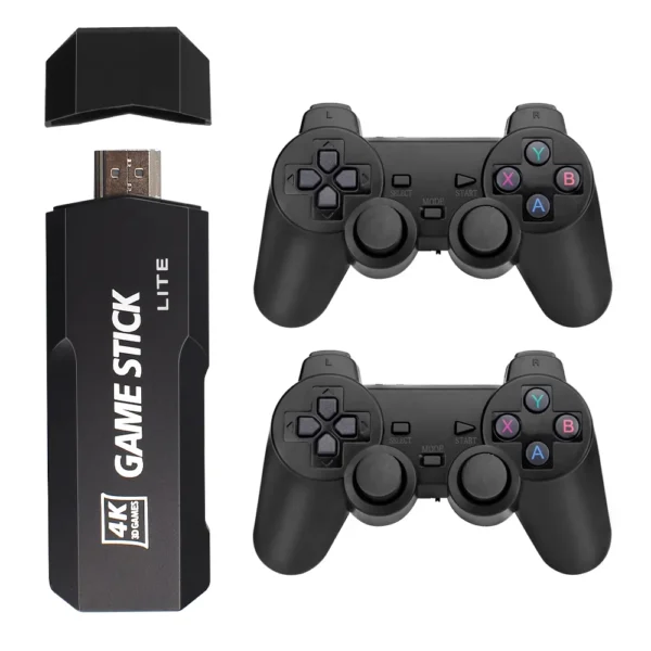 Video Game Stick GD10 Retrô Ultra 4K 128GB 37.000 JOGOS + 2 Controles Sem Fio