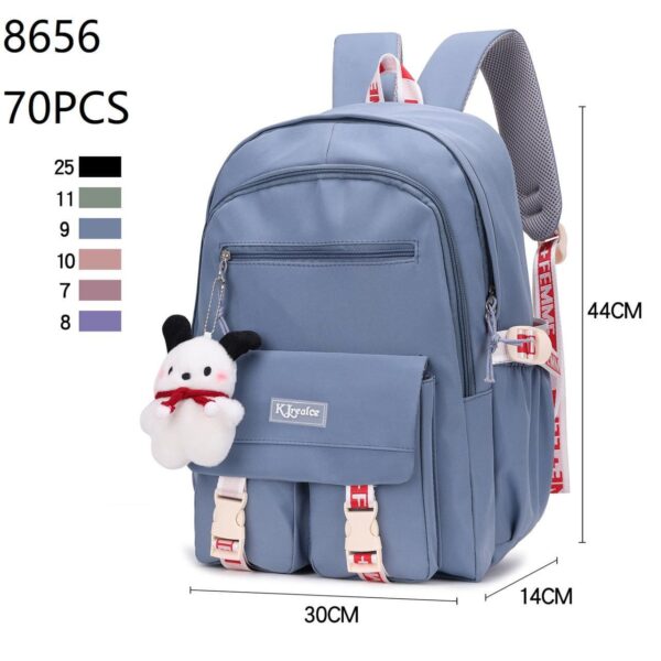 8656 - Mochila Feminina Básica CAIXA C/ 70 PEÇAS