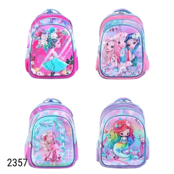 2357 - Mochila Infantil Feminina CAIXA C/ 60 PEÇAS