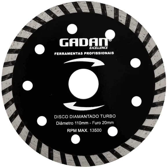 GD-3064 - DISCO DE CORTE 4" DIAMANTADO TURBO - Image 2